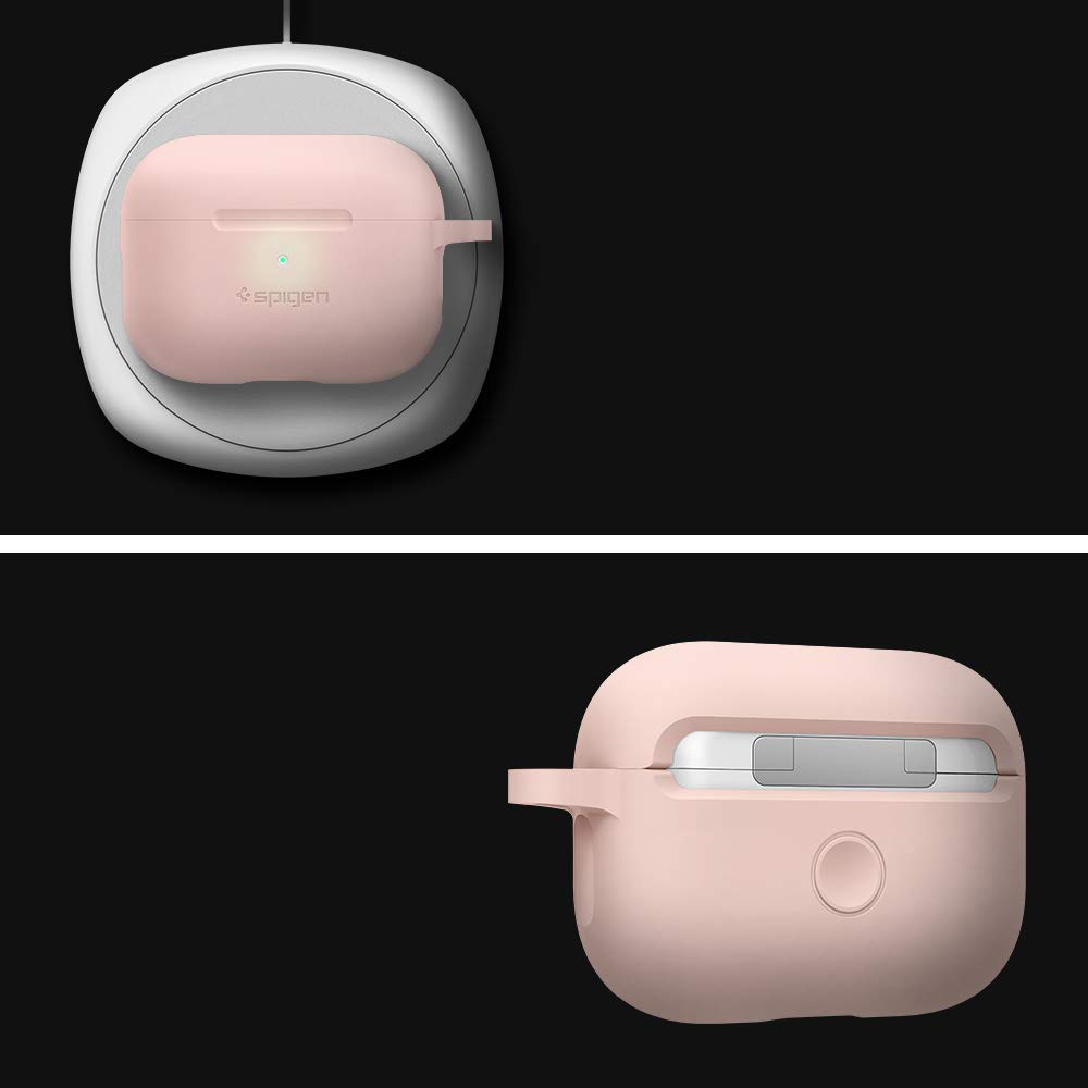 Oryginalne etui od marki Spigen z serii Silicone Fit dla AirPods Pro
